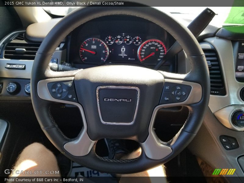 Onyx Black / Denali Cocoa/Shale 2015 GMC Yukon XL Denali 4WD
