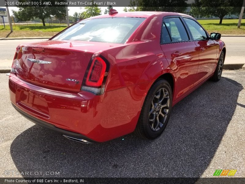 Redline Red Tri-Coat Pearl / Black 2016 Chrysler 300 S AWD