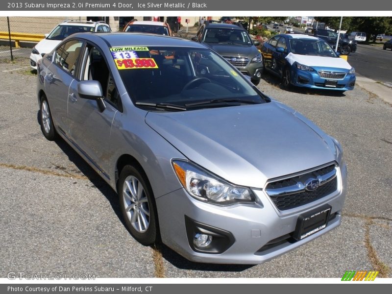 Ice Silver Metallic / Black 2013 Subaru Impreza 2.0i Premium 4 Door