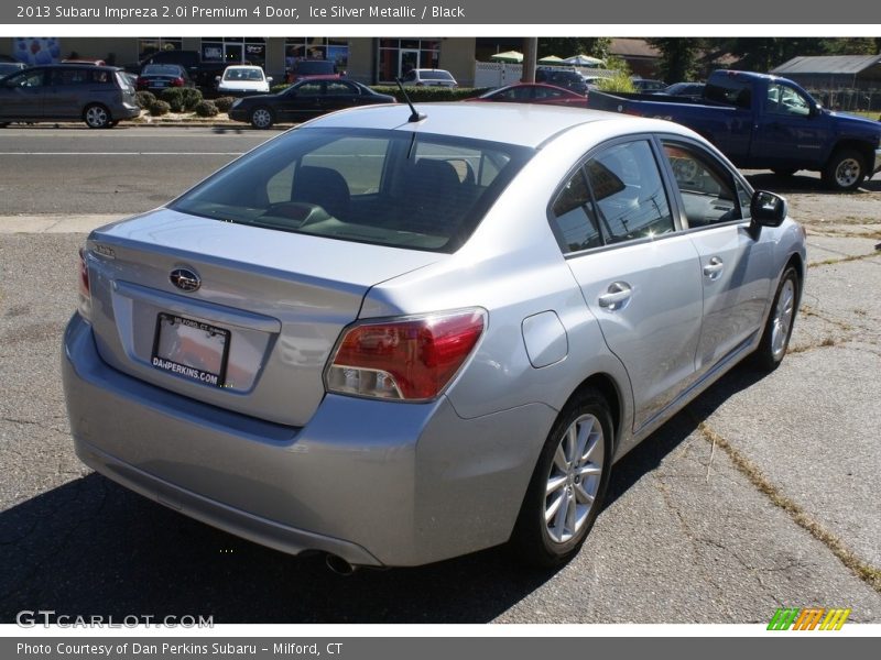 Ice Silver Metallic / Black 2013 Subaru Impreza 2.0i Premium 4 Door