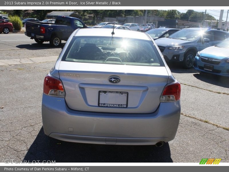 Ice Silver Metallic / Black 2013 Subaru Impreza 2.0i Premium 4 Door