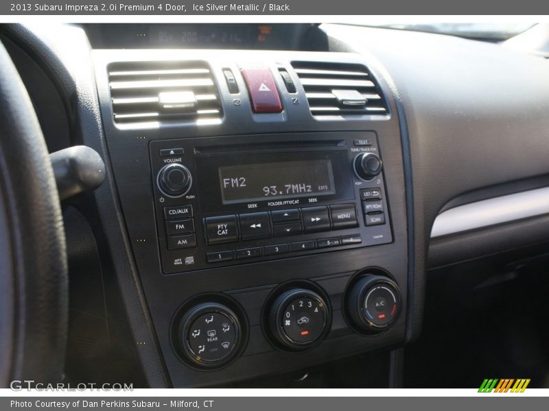 Ice Silver Metallic / Black 2013 Subaru Impreza 2.0i Premium 4 Door
