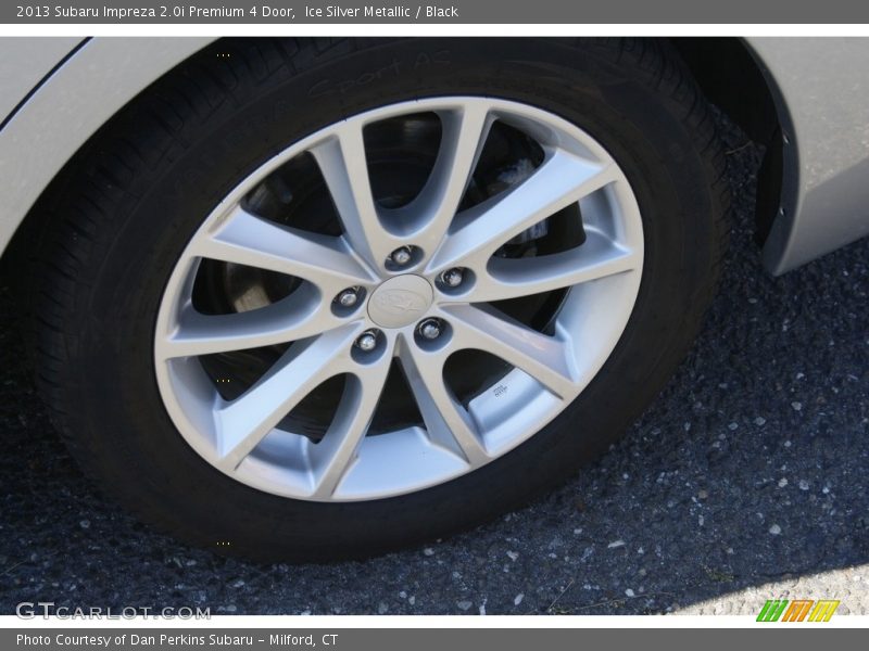 Ice Silver Metallic / Black 2013 Subaru Impreza 2.0i Premium 4 Door