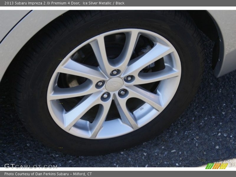 Ice Silver Metallic / Black 2013 Subaru Impreza 2.0i Premium 4 Door
