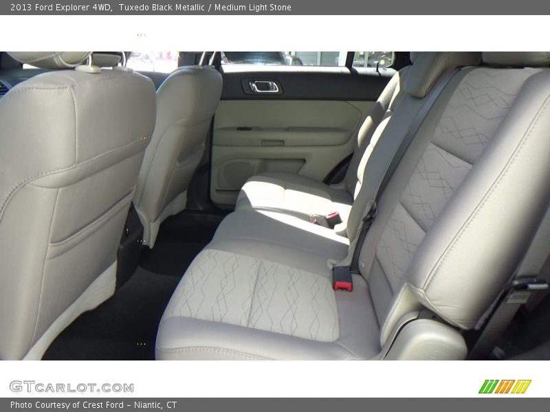 Tuxedo Black Metallic / Medium Light Stone 2013 Ford Explorer 4WD