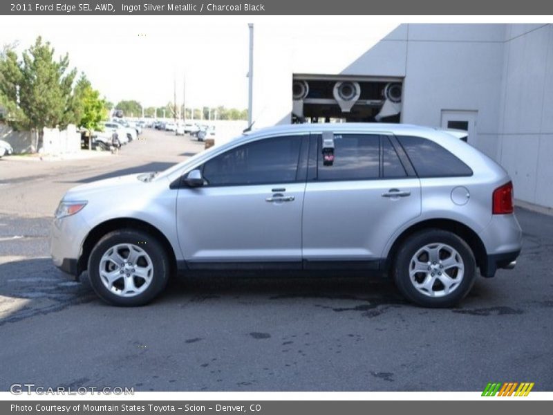 Ingot Silver Metallic / Charcoal Black 2011 Ford Edge SEL AWD