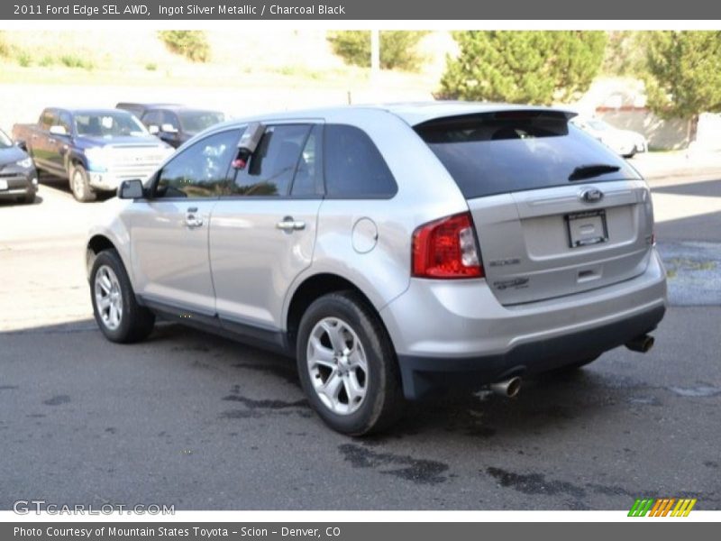 Ingot Silver Metallic / Charcoal Black 2011 Ford Edge SEL AWD