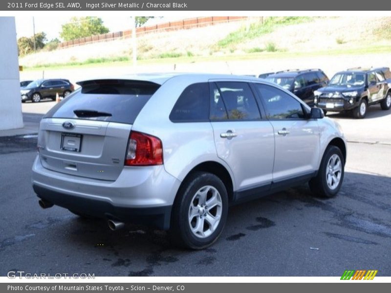 Ingot Silver Metallic / Charcoal Black 2011 Ford Edge SEL AWD