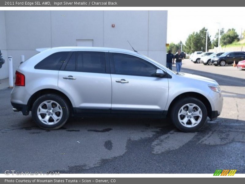 Ingot Silver Metallic / Charcoal Black 2011 Ford Edge SEL AWD