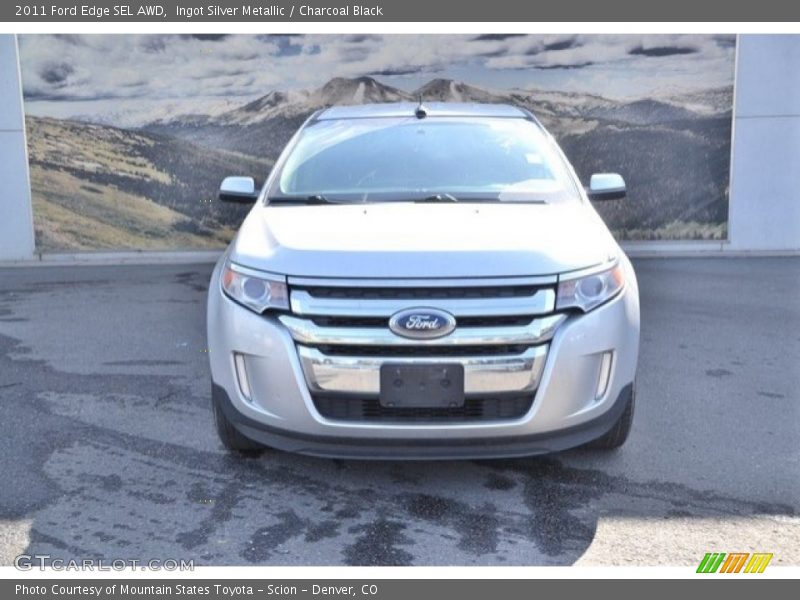 Ingot Silver Metallic / Charcoal Black 2011 Ford Edge SEL AWD