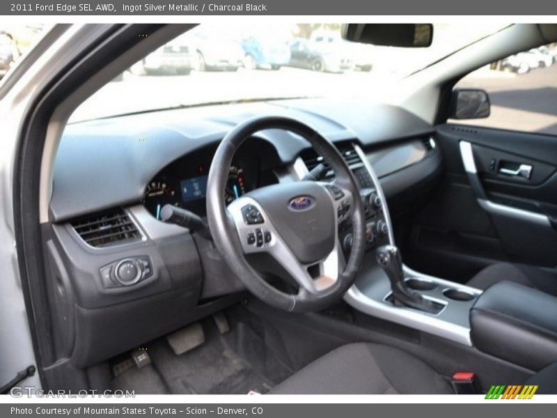 Ingot Silver Metallic / Charcoal Black 2011 Ford Edge SEL AWD