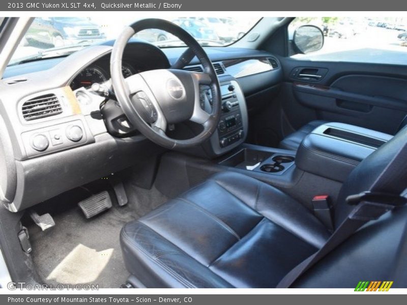 Quicksilver Metallic / Ebony 2013 GMC Yukon XL SLT 4x4