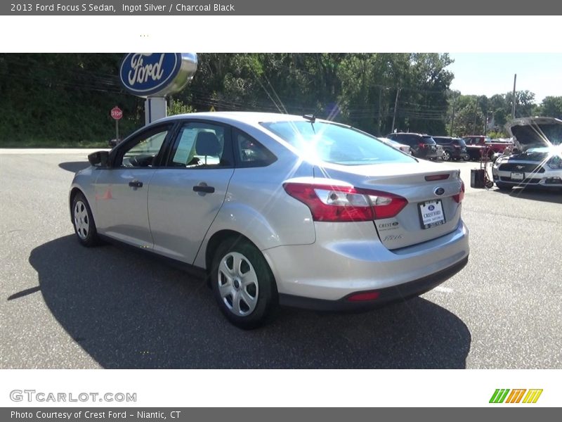 Ingot Silver / Charcoal Black 2013 Ford Focus S Sedan