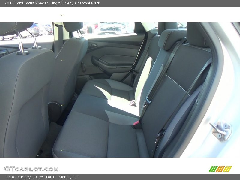 Ingot Silver / Charcoal Black 2013 Ford Focus S Sedan
