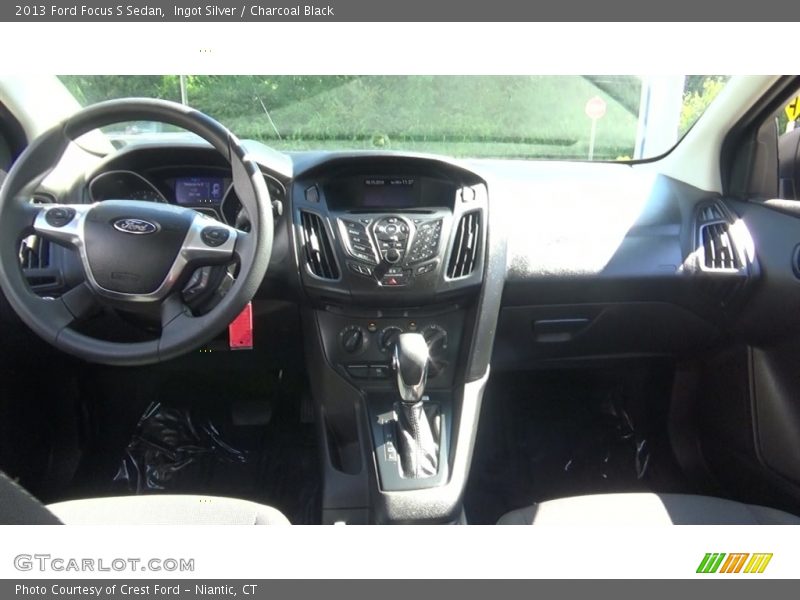 Ingot Silver / Charcoal Black 2013 Ford Focus S Sedan