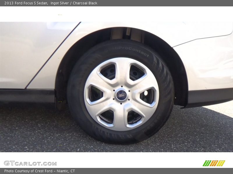 Ingot Silver / Charcoal Black 2013 Ford Focus S Sedan