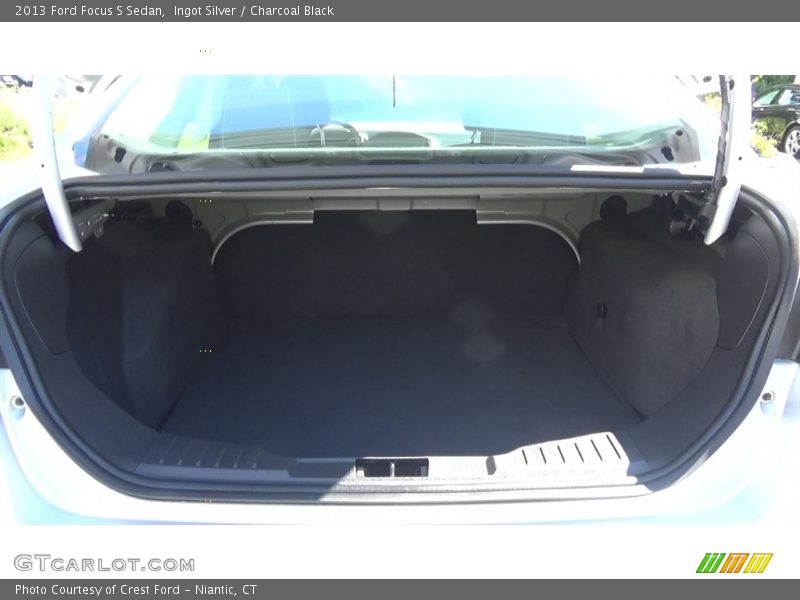 Ingot Silver / Charcoal Black 2013 Ford Focus S Sedan