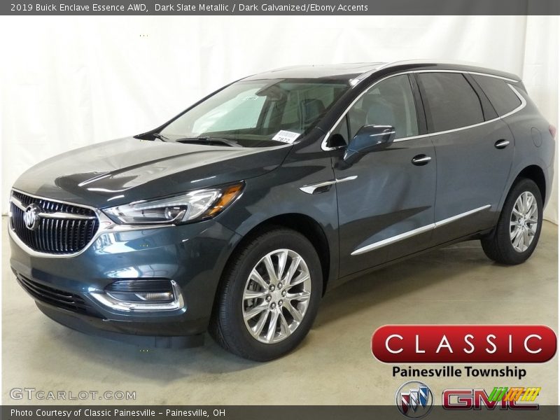 Dark Slate Metallic / Dark Galvanized/Ebony Accents 2019 Buick Enclave Essence AWD