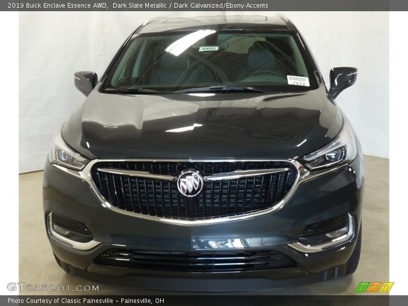 Dark Slate Metallic / Dark Galvanized/Ebony Accents 2019 Buick Enclave Essence AWD