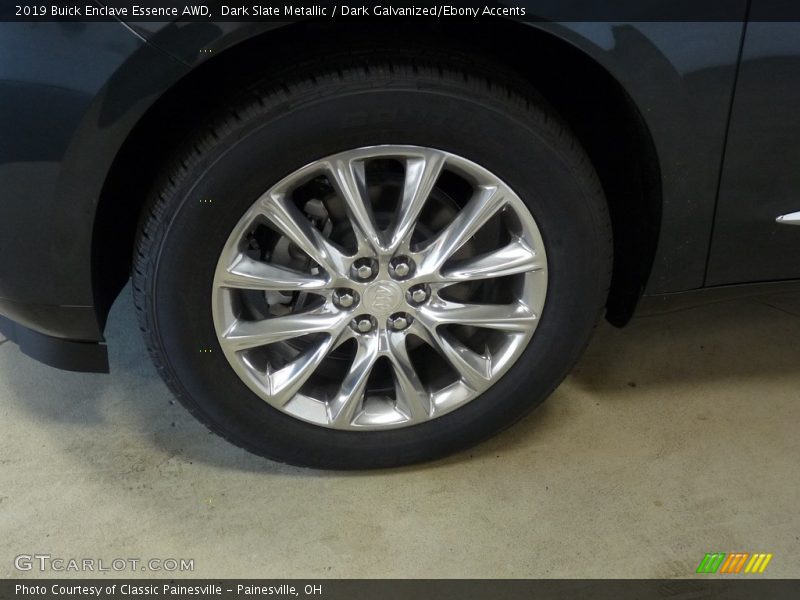 Dark Slate Metallic / Dark Galvanized/Ebony Accents 2019 Buick Enclave Essence AWD