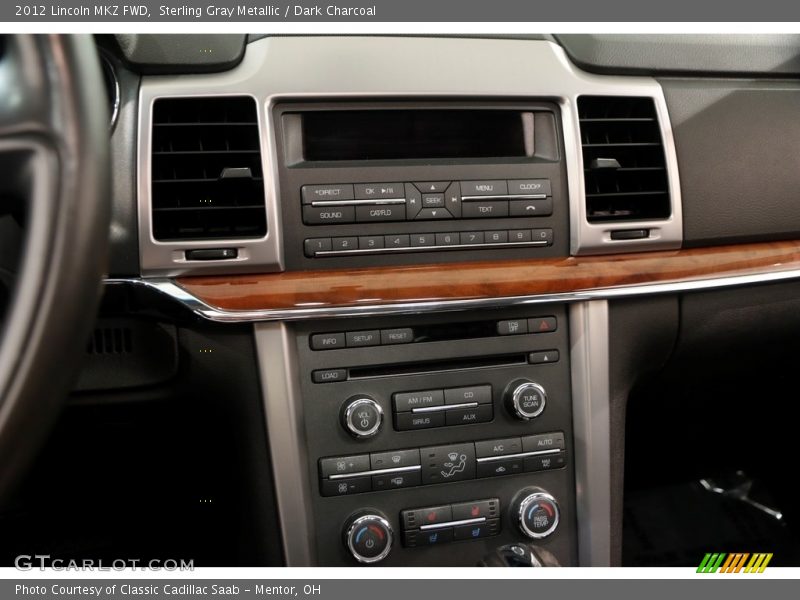 Sterling Gray Metallic / Dark Charcoal 2012 Lincoln MKZ FWD