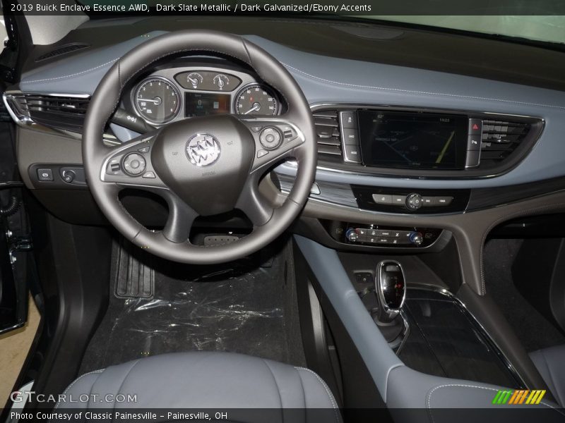 Dark Slate Metallic / Dark Galvanized/Ebony Accents 2019 Buick Enclave Essence AWD