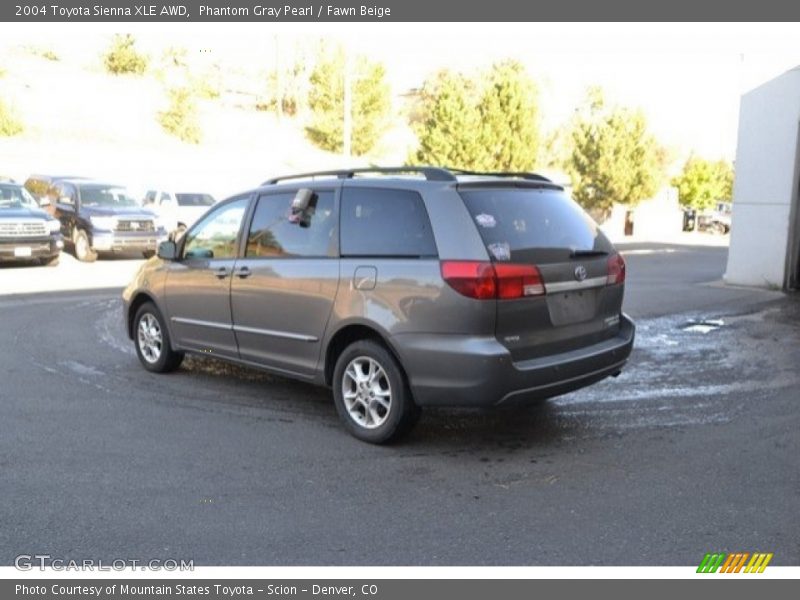 Phantom Gray Pearl / Fawn Beige 2004 Toyota Sienna XLE AWD