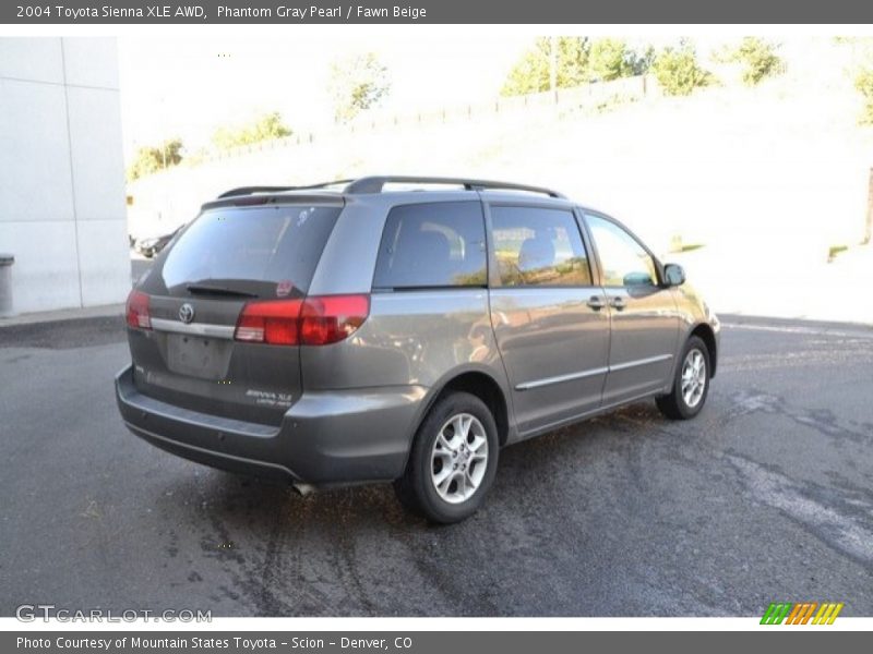 Phantom Gray Pearl / Fawn Beige 2004 Toyota Sienna XLE AWD