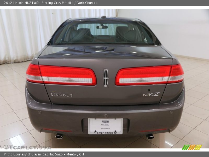 Sterling Gray Metallic / Dark Charcoal 2012 Lincoln MKZ FWD