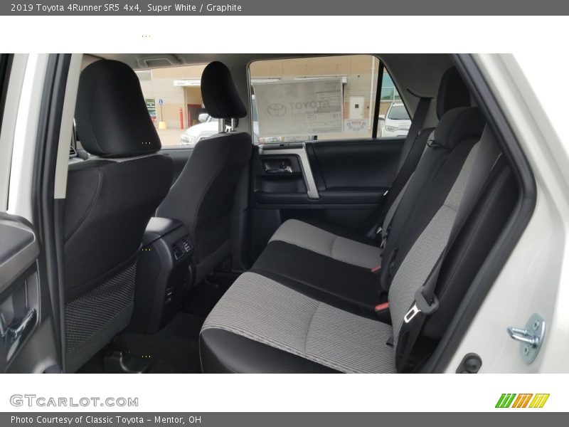 Rear Seat of 2019 4Runner SR5 4x4