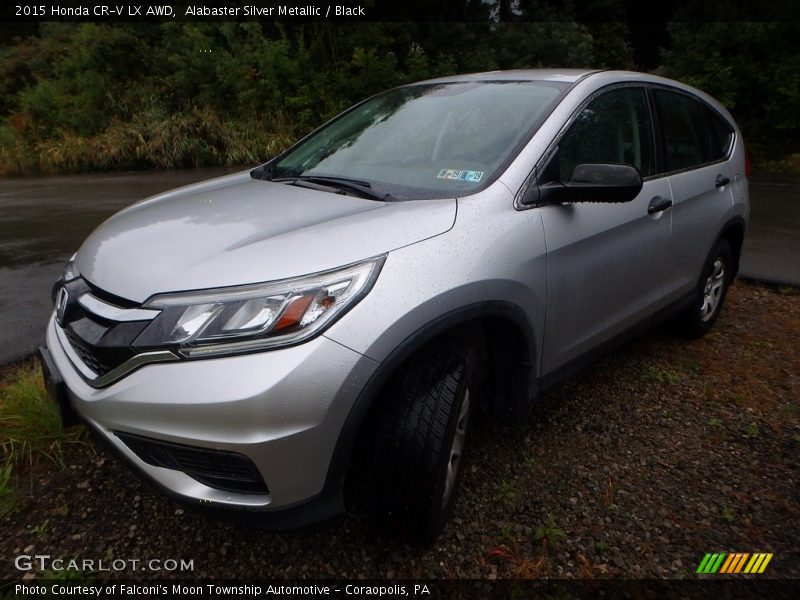 Alabaster Silver Metallic / Black 2015 Honda CR-V LX AWD