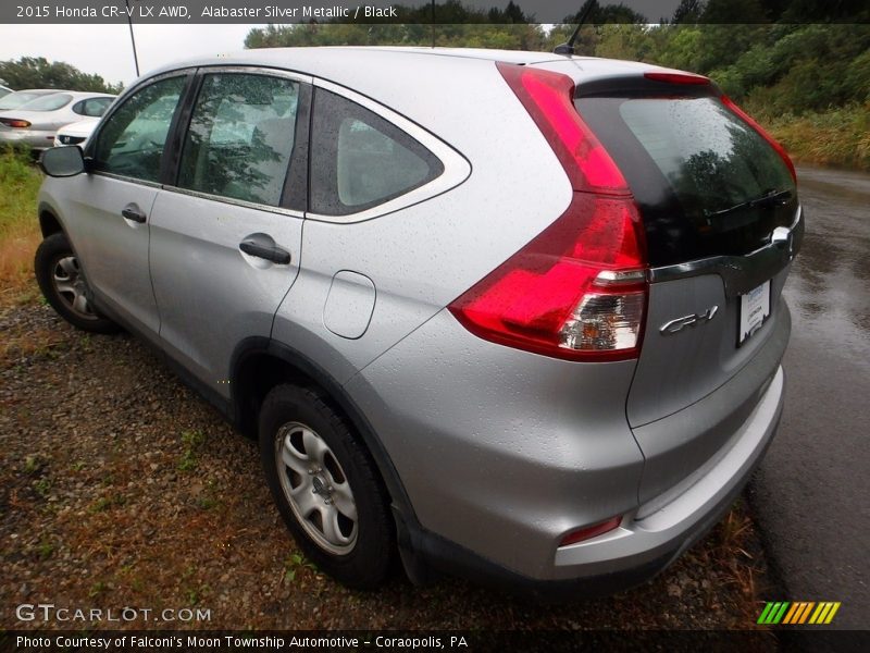 Alabaster Silver Metallic / Black 2015 Honda CR-V LX AWD