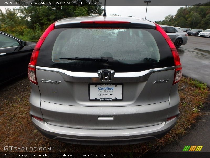 Alabaster Silver Metallic / Black 2015 Honda CR-V LX AWD