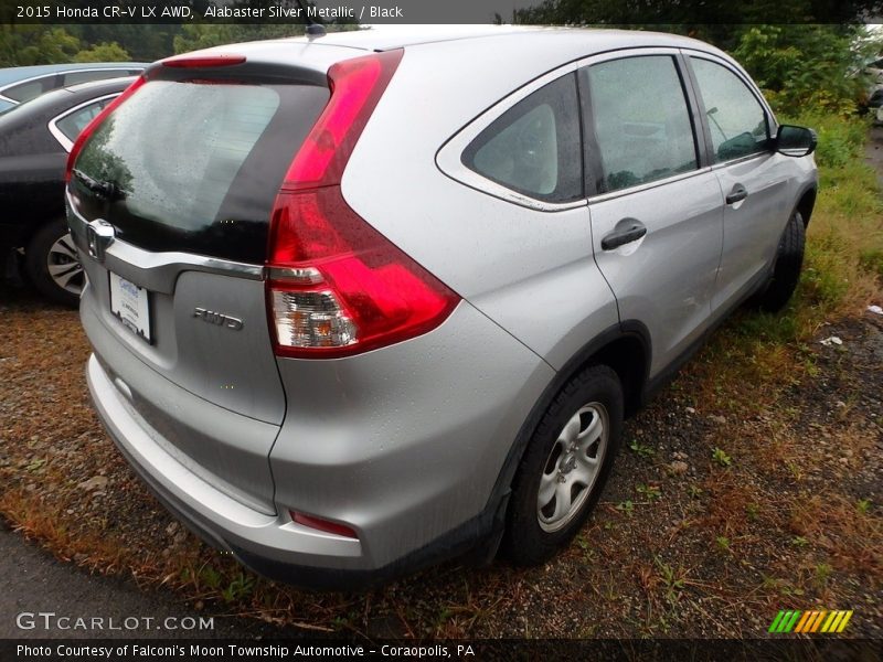 Alabaster Silver Metallic / Black 2015 Honda CR-V LX AWD