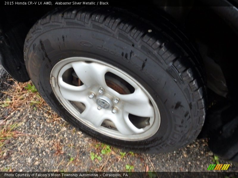 Alabaster Silver Metallic / Black 2015 Honda CR-V LX AWD