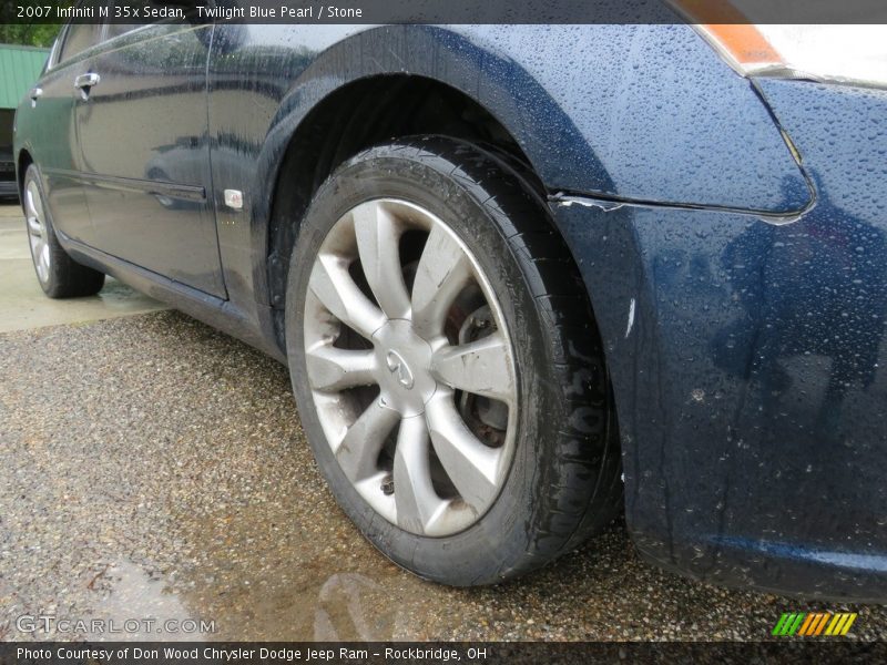 Twilight Blue Pearl / Stone 2007 Infiniti M 35x Sedan