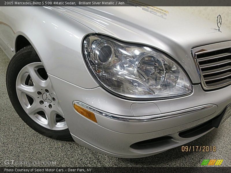 Brilliant Silver Metallic / Ash 2005 Mercedes-Benz S 500 4Matic Sedan