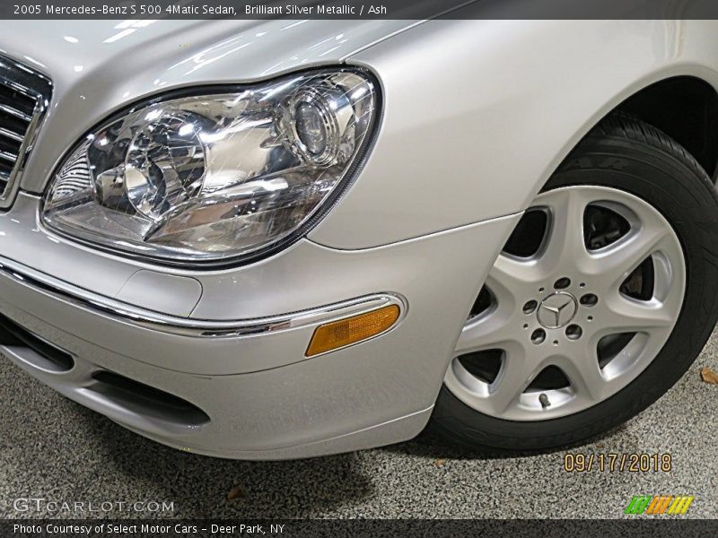 Brilliant Silver Metallic / Ash 2005 Mercedes-Benz S 500 4Matic Sedan