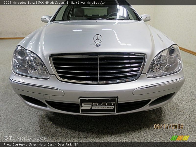Brilliant Silver Metallic / Ash 2005 Mercedes-Benz S 500 4Matic Sedan