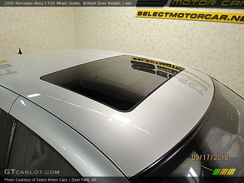 Brilliant Silver Metallic / Ash 2005 Mercedes-Benz S 500 4Matic Sedan