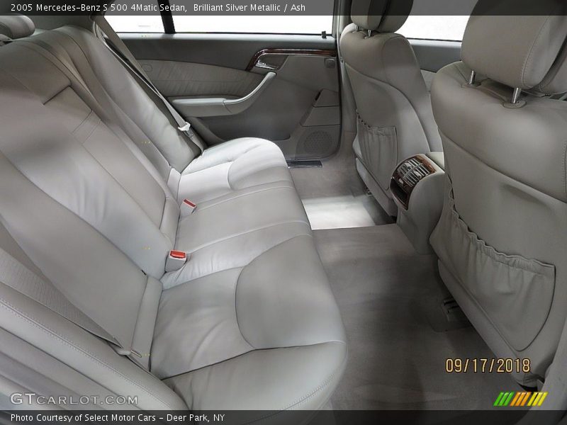Brilliant Silver Metallic / Ash 2005 Mercedes-Benz S 500 4Matic Sedan