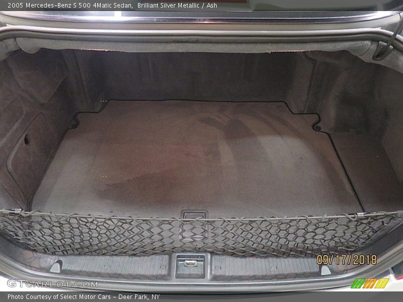Brilliant Silver Metallic / Ash 2005 Mercedes-Benz S 500 4Matic Sedan
