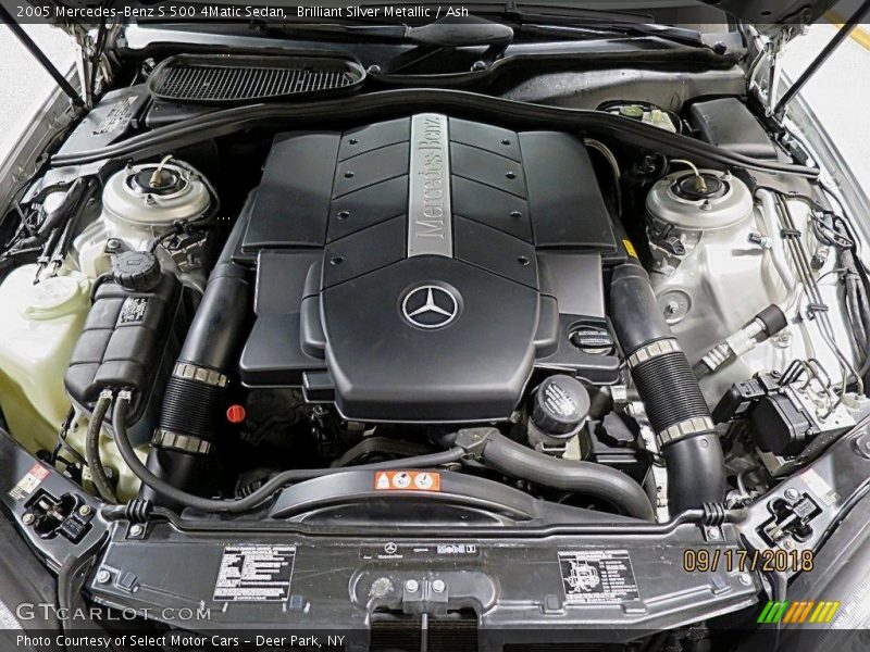 Brilliant Silver Metallic / Ash 2005 Mercedes-Benz S 500 4Matic Sedan