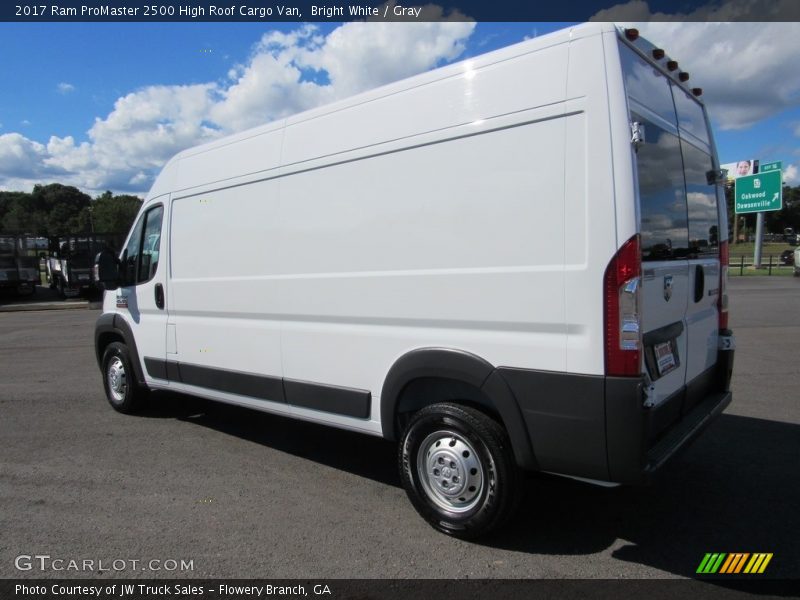 Bright White / Gray 2017 Ram ProMaster 2500 High Roof Cargo Van