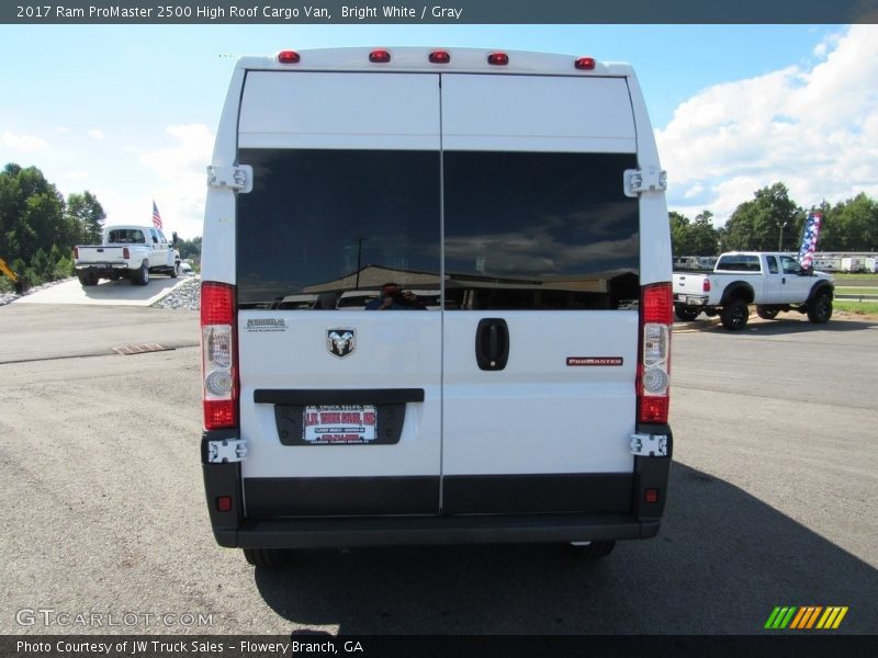 Bright White / Gray 2017 Ram ProMaster 2500 High Roof Cargo Van