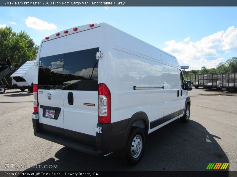 Bright White / Gray 2017 Ram ProMaster 2500 High Roof Cargo Van