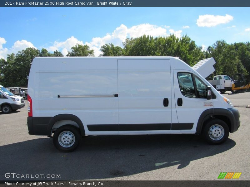 Bright White / Gray 2017 Ram ProMaster 2500 High Roof Cargo Van