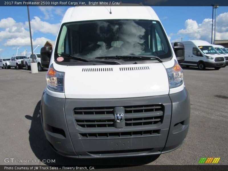 Bright White / Gray 2017 Ram ProMaster 2500 High Roof Cargo Van