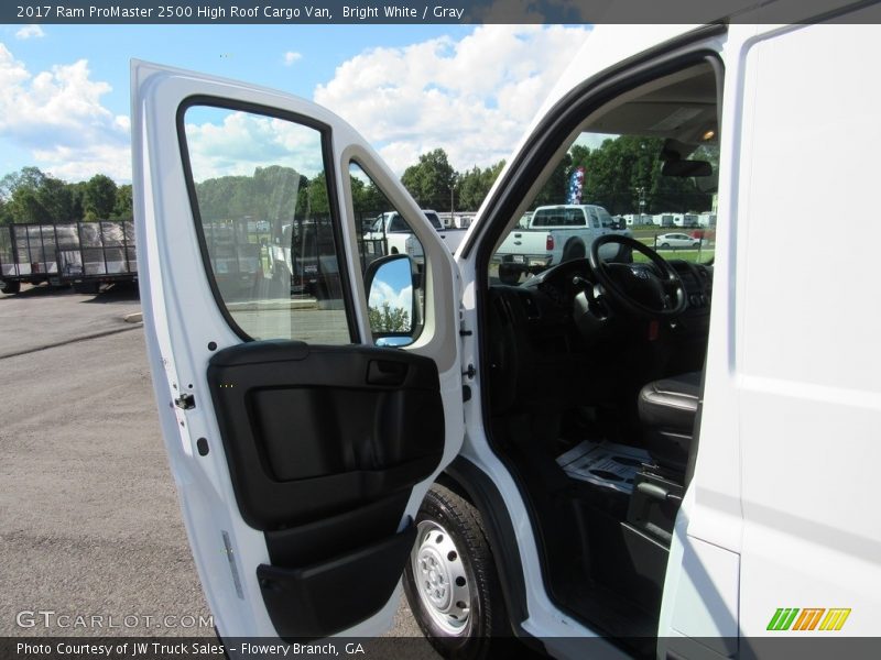 Bright White / Gray 2017 Ram ProMaster 2500 High Roof Cargo Van