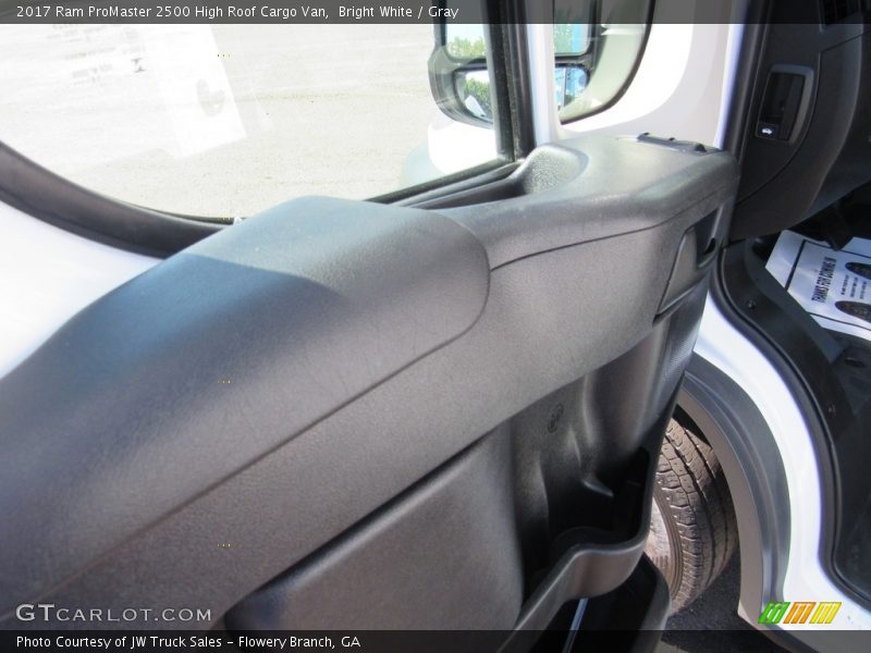 Bright White / Gray 2017 Ram ProMaster 2500 High Roof Cargo Van
